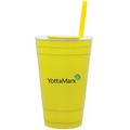 16 Oz. Neon Yellow Player Tumbler